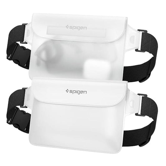 LX INDIA Waterproof Mobile Pouches Spigen Waterproof Mobile Pouch (A620) (IPX8 Certified, Pack of 2) - Snow White