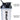 LX INDIA Shakers Spike Protein Shaker Bottle for Whey Protein Mix, Cycling, Gym Water Bottle with Stainless Steel Ball 700ml Black + Clear