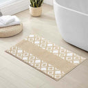 LXINDIA mats SPREAD SPAIN Microfibre Bathroom mat (40x60 cm) Linen