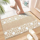 LXINDIA mats SPREAD SPAIN Microfibre Bathroom mat (40x60 cm) Linen