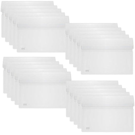 LXINDIA Folder SPS Clear Plastic A4 Document Folders , Pack of 20