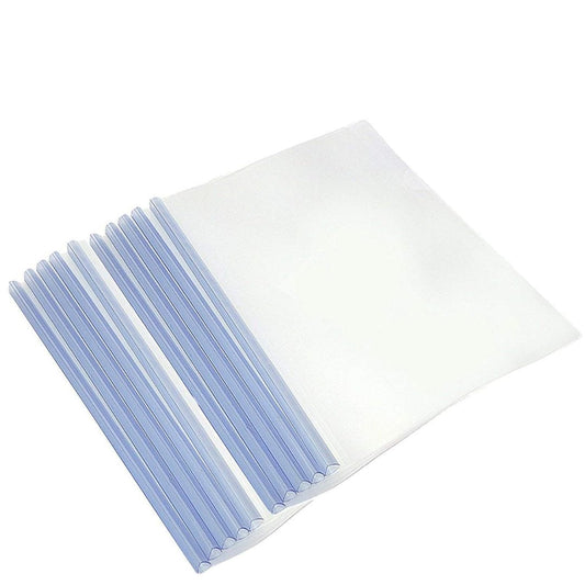 LX INDIA Stick Files SPS Plastic Strip File Folder Pack of 10