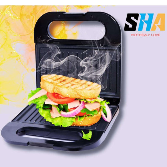 LX INDIA Electric Toaster SRESTHA HOME APPLIANCES MOTHERLY LOVE Sandwich Maker, Electric Grill Toaster with Non-stick Plates,