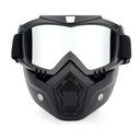 LXINDIA Goggles SRPHERE Motorcycle Helmet Goggles with Removable Face Shield