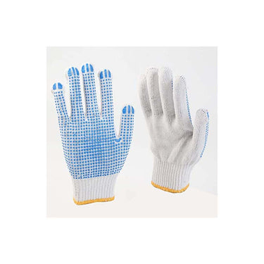 LXINDIA Gloves SSWW Cotton Pvc Dotted Cotton Washable and Reusable Kitchen Gloves