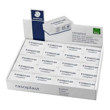 LXINDIA Eraser Staedtler Rasoplast Phthalate and PVC Free Eraser (Pack of 40)