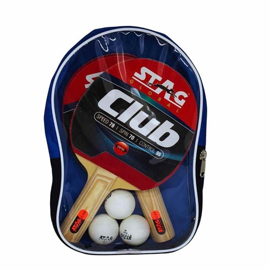 LX INDIA Table Tennis Racquets STAG Global Club Professional Table Tennis Rackets and T.T Balls