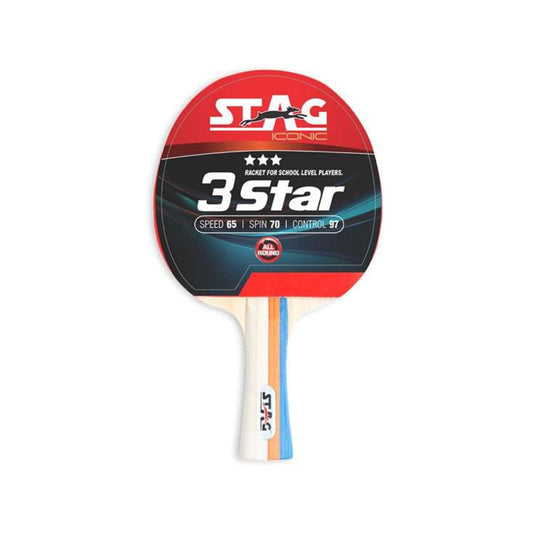 LX INDIA Table Tennis Racquets STAG ICONIC 3 Star Table Tennis (T.T) Racket | Perfect for Beginner