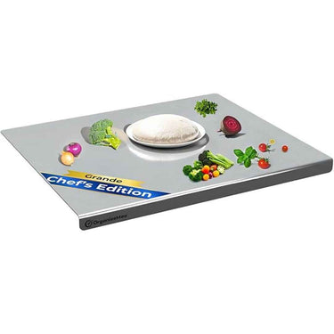 LXINDIA Choping Board Stainless Steel 304 Fruit Chopping Cutting Board for Kitchen (Platform 50X39CM)