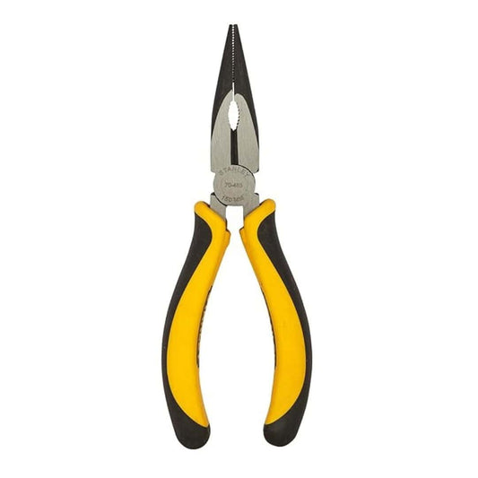 LXINDIA pliers STANLEY 6inch Sturdy Steel Long Nose Plier Double Color Sleeve