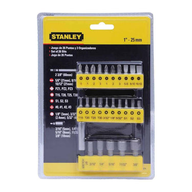 LXINDIA spares STANLEY Insert Bit Chrome Vanadium Screwdriver Set