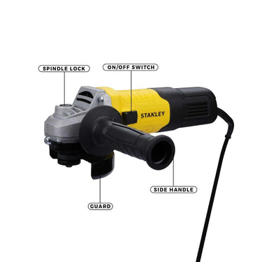 LXINDIA Angle grinders STANLEY (STGS9100 IN) 900W 4 inch (100mm) Angle Grinder