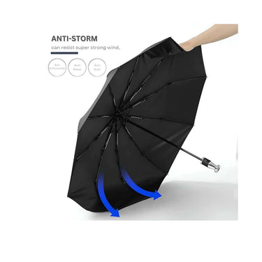 LXINDIA Umbrella STAR WORK Automatic Open Golf Umbrella (Red Wine)