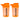 LX INDIA Shakers Neon Orange Steadfast Nutrition Protein Shaker Blender 400ml Bottle for Whey Protein Mix - Pack of 2