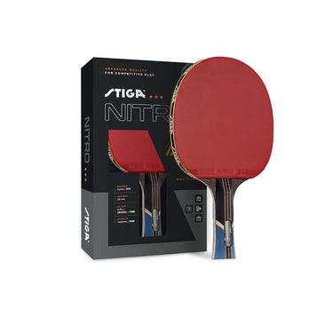 LXINDIA Table Tennis Racquets STIGA Nitro Table Tennis Racket Red Rubber