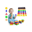 LXINDIA Toys STOFFIER GARTEN Angle Geometric Plastic Blocks