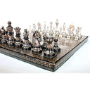 LXINDIA Chess Board StonKraft Collectible Premium Brass Made Chess Board Game Set