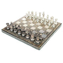 LXINDIA Chess Board StonKraft Collectible Premium Brass Made Chess Board Game Set