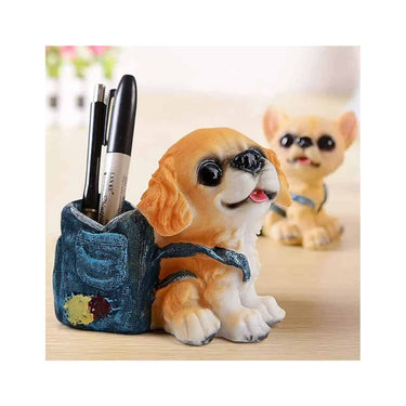 LXINDIA Pen Holder Storescent Cute Dog Decorative Pen Stand