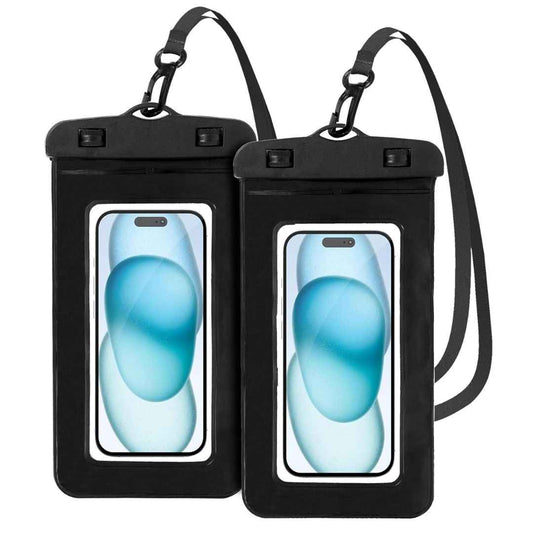LX INDIA Waterproof Mobile Pouches Storite 2 Pack Universal Waterproof Mobile Phone Pouch