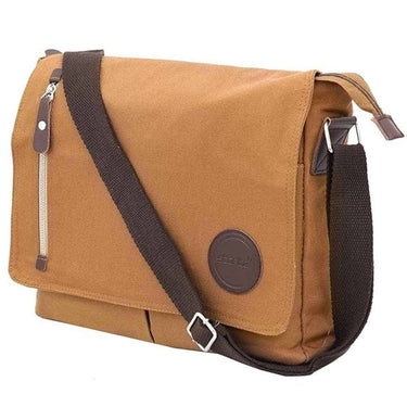 LXINDIA Bag Storite Canvas Sling Cross Body Satchel bag(Brown)