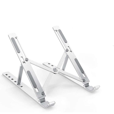 LXINDIA Laptop Stand STRIFF Laptop Tabletop Stand (Silver)