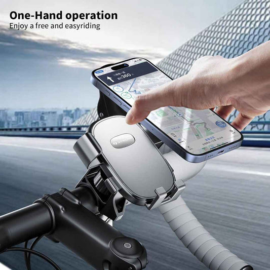 LX INDIA Mobile Holder STRIFF MoRide 1 Mobile Holder for Bikes (Black)