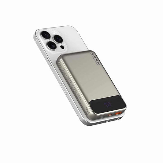 LX INDIA Power Bank Stuffcool Click 10000mAh Slim Magnetic Wireless Powerbank