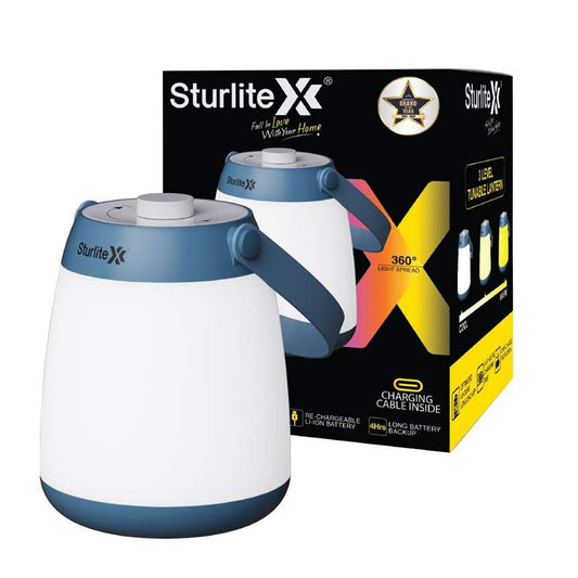 LXINDIA Emergency Light Sturlite Dom 6 Watt LED Lantern| 2000mAh Rechargeable Battery