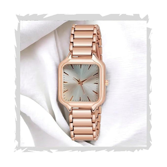 LX INDIA Watch Rose Gold STYLEDOSE Newly Arrived Women Stainless Steel Casual Watch