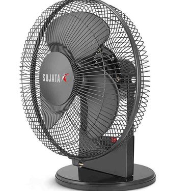 LXINDIA Table Fan Sujata Cabin Fan 2 Years Warranty Small Wall Fan with 2300 RPM Black