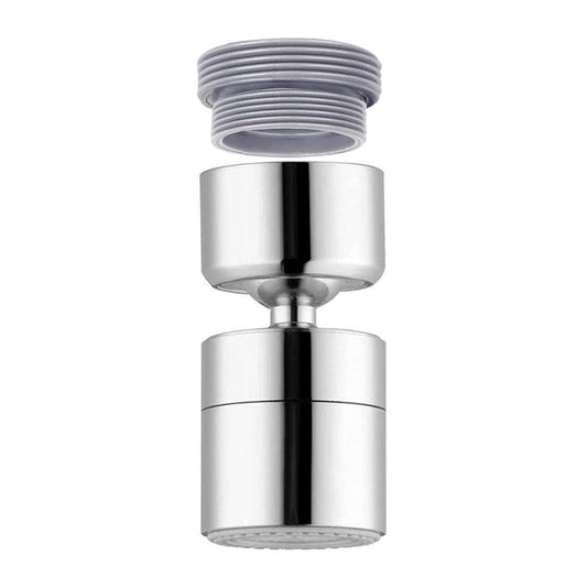 LX INDIA Tap Extender Sulfar ABS Dual Flow Aerator with Adjustable Joint | 360° Rotating Kitchen Tap Extender, 24mm (Chrome)
