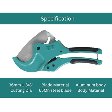 LXINDIA Pipe Cutter Sulfar Power Action Power Action 42MM PVC Pipe Cutter