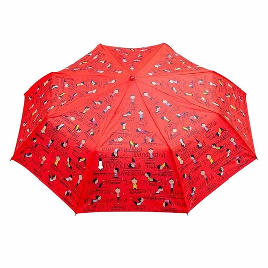 LX INDIA Umbrella Sun Swag 3 fold Windproof Umbrella Multi