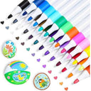 LXINDIA marker SUPER TOY 24 Shades Acrylic Marker Paint Pens