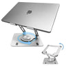 LXINDIA Laptop Stand Swivel Laptop Stand for Desk Silver