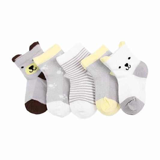 LXINDIA Socks SYGA 5 Pairs Baby Girl Boys Non Slip Trainer Socks Toddlers Infant Socks Warm and Socks Cotton Stretch Baby Socks