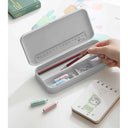 LXINDIA Pencil Box SYGA Plastic Pencil Box (Grey)