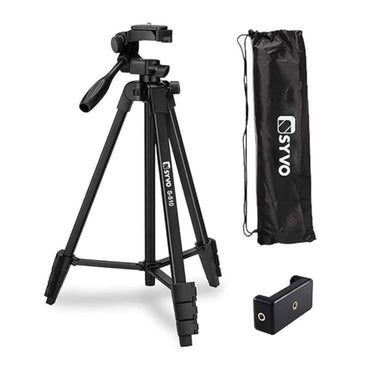 LXINDIA Mobile Tripods Syvo S 510 PRO 55Inch Aluminium Lightweight Tripod (Black)