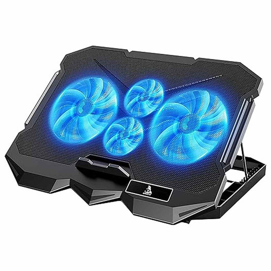 LX INDIA Cooling pad TAG GAMERZ Glacier 4 Fans Laptop Cooling Pad with Dual USB Port