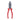LXINDIA pliers Taparia Steel (165mm) Combination Plier with Joint Cutter (Red and Black) pack of 2