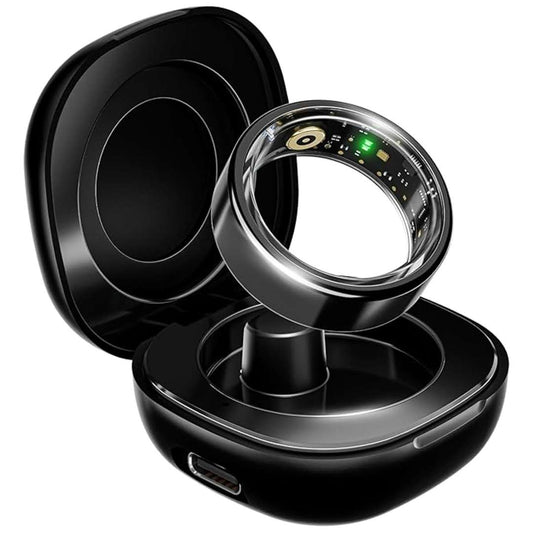 LX INDIA Smart Ring TapRing Smart Ring for Men & Women (Size 9) – Midnight Black