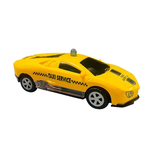 LXINDIA Toys Taxi Service Bump n Go Racer Car