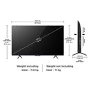 LXINDIA TV TCL 139 cm (55 inches) 4K Ultra HD Smart QLED Google TV 55C61B (Black)