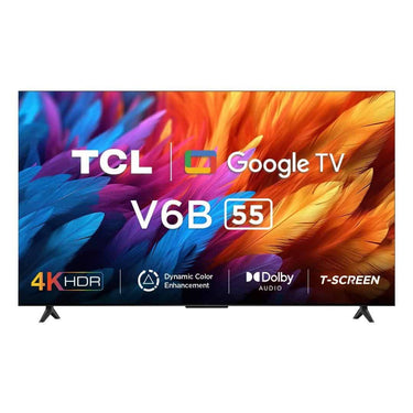 LXINDIA TV TCL 139 cm (55 inches) Metallic Bezel-Less Series TV 55V6B (Black)