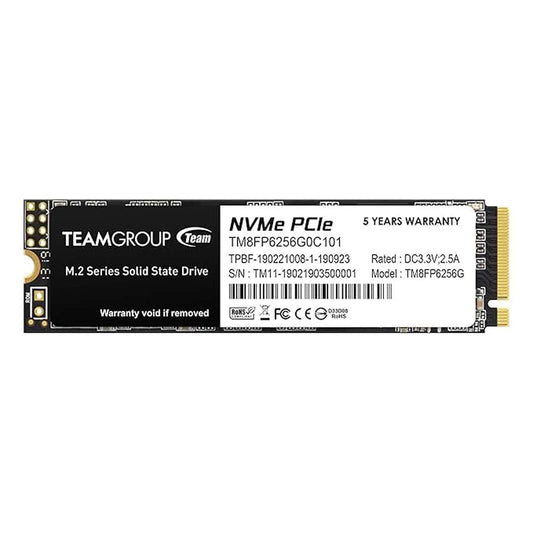 LXINDIA ssd TEAMGROUP MP33 256GB Nvme M.2 2280 Pcie Gen 3 Gaming SSD