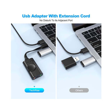 LXINDIA Sound Card TechRise USB Sound Card