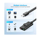 LXINDIA Sound Card TechRise USB Sound Card