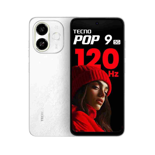 LX INDIA Mobile Phones Tecno POP 9 5G Aurora Cloud, 4GB+64GB