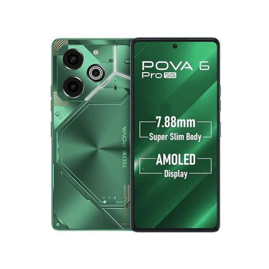 LXINDIA Smart phone TECNO POVA 6 PRO 5G 8GB RAM 256GB Storage (Comet Green)